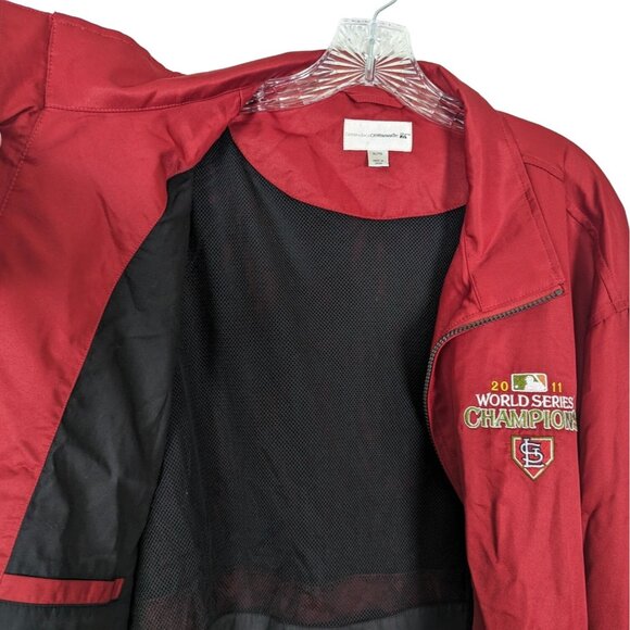 Cutter and Beck CB Weather Tec Red‎ zippered Jacket 2011 St. Louis Cardinals XL - Picture 4 of 16